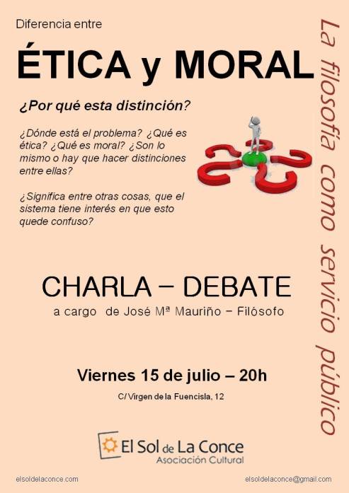 Cartel filosofía ética